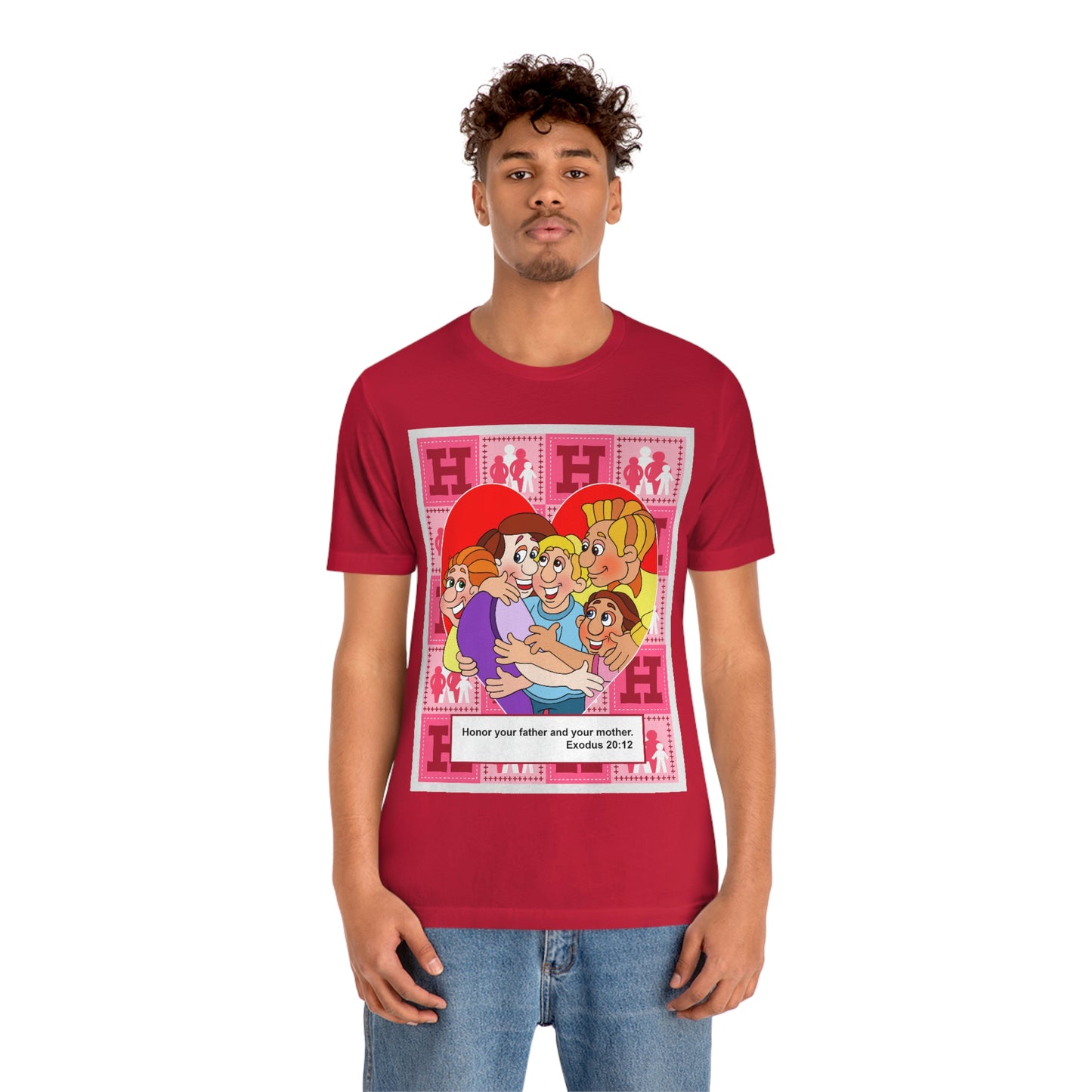 The Bible as Simple as ABC H Unisex Jersey Short Sleeve Tee
