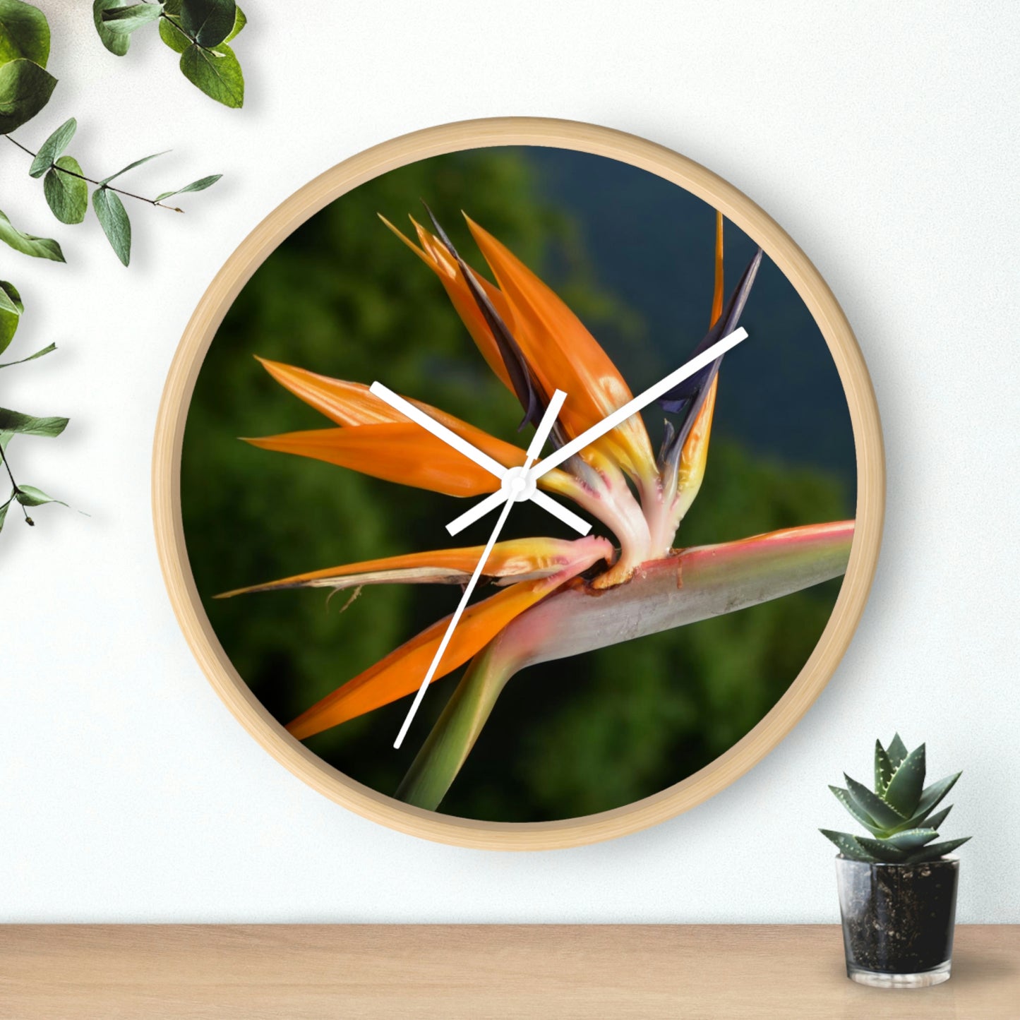 Flowers 26 Wall Clock