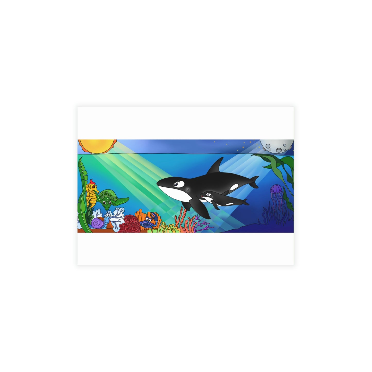 Orcas Greeting Card Bundles (envelopes not included)