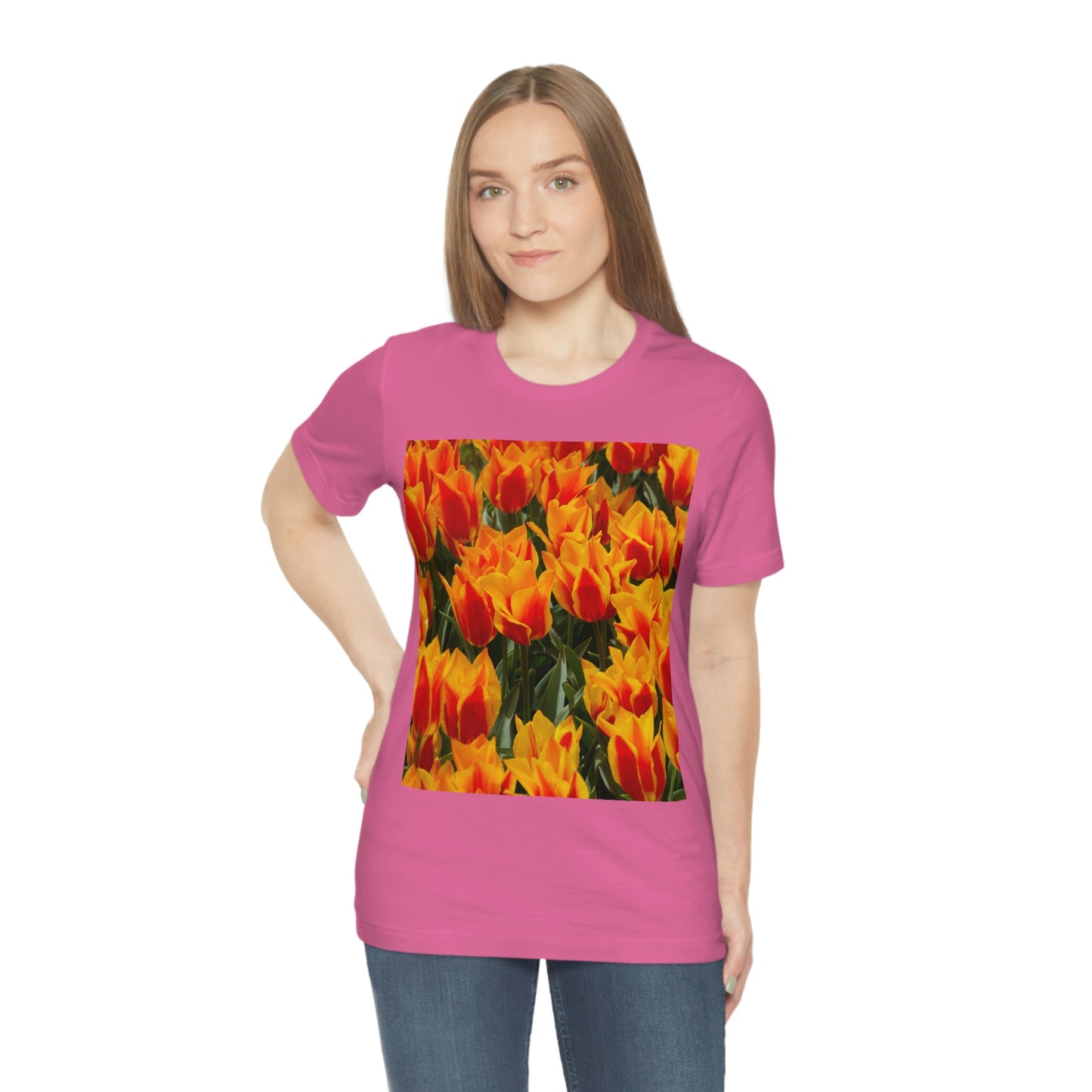 Flowers 18 Unisex Jersey Short Sleeve Tee