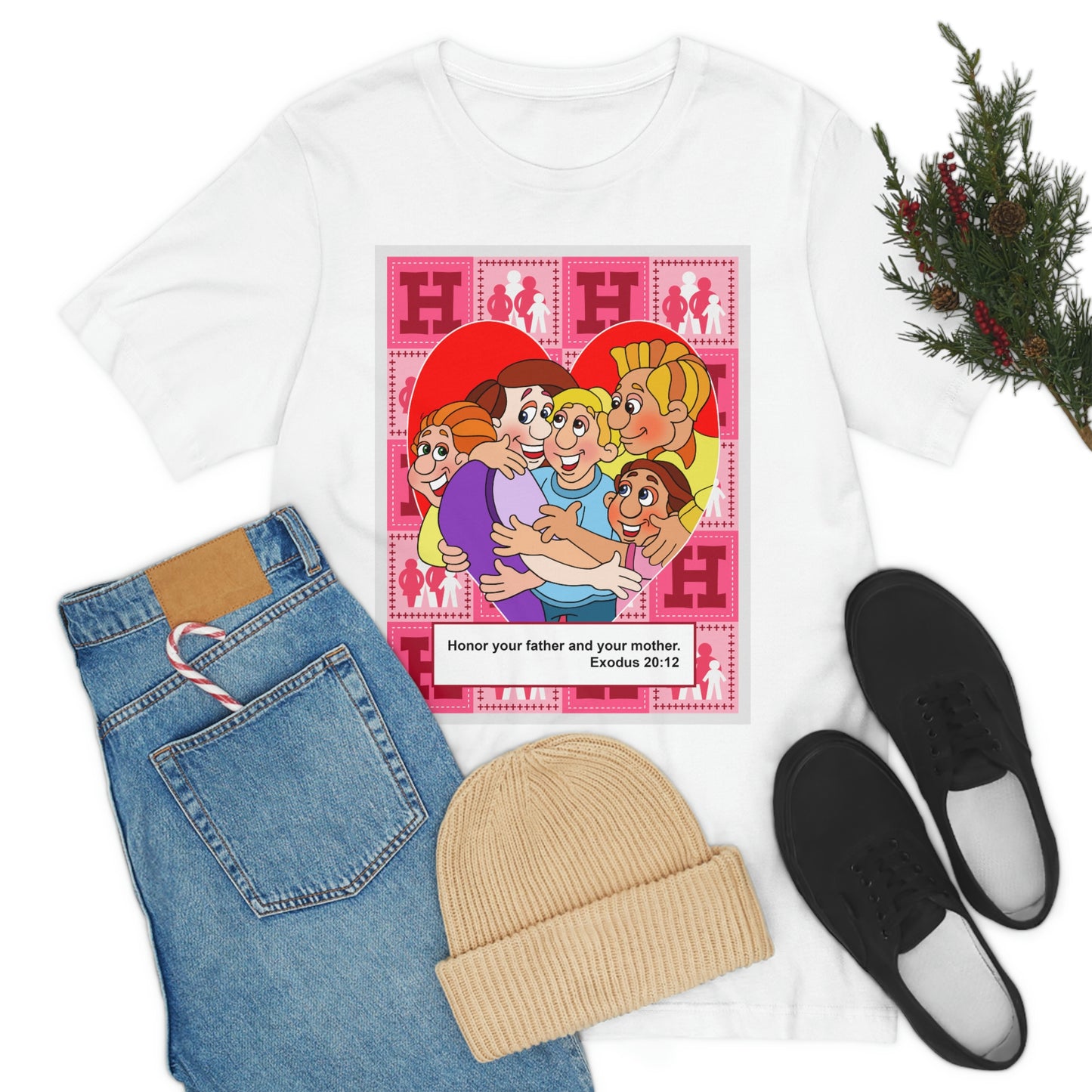 The Bible as Simple as ABC H Unisex Jersey Short Sleeve Tee