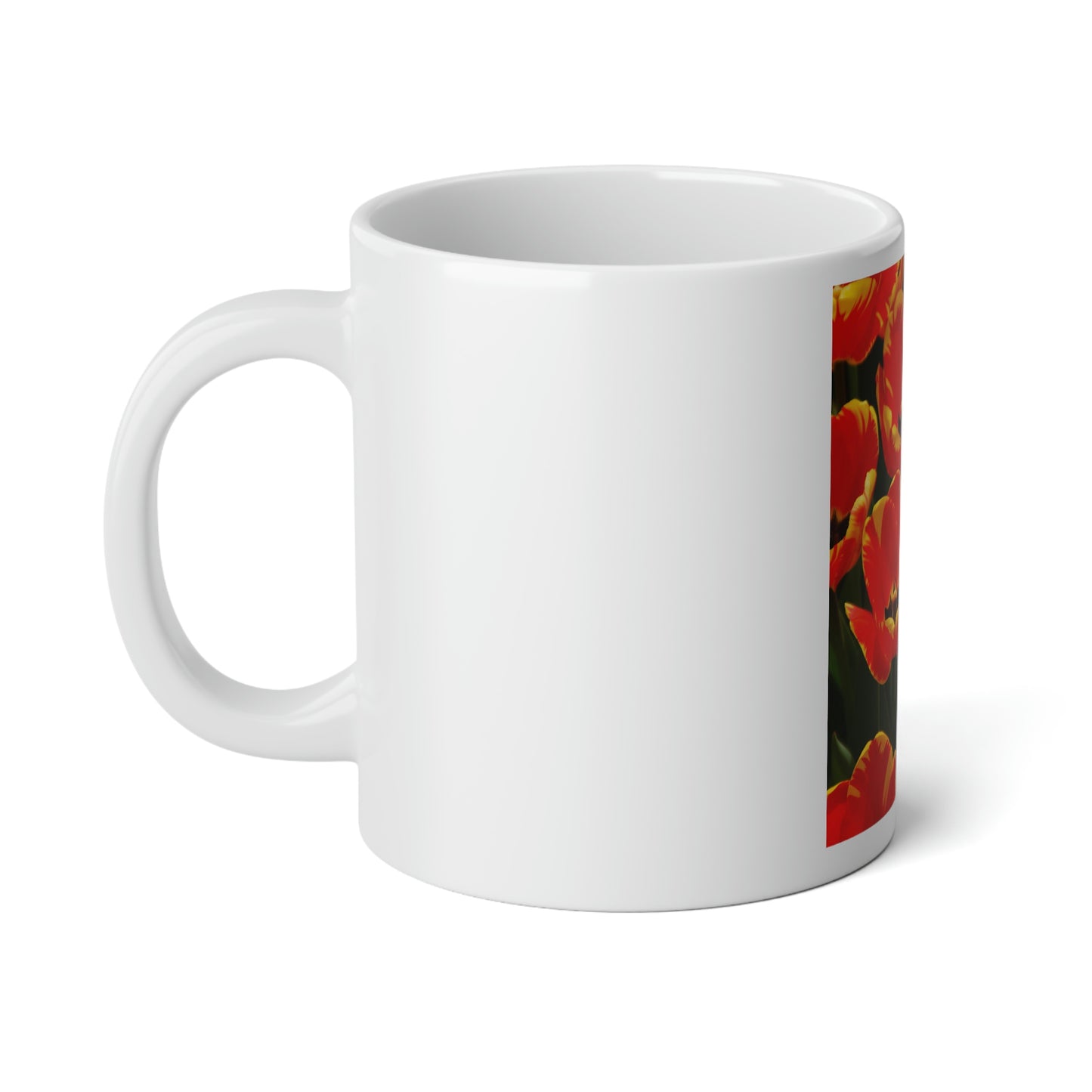 Flowers 19 Jumbo Mug, 20oz