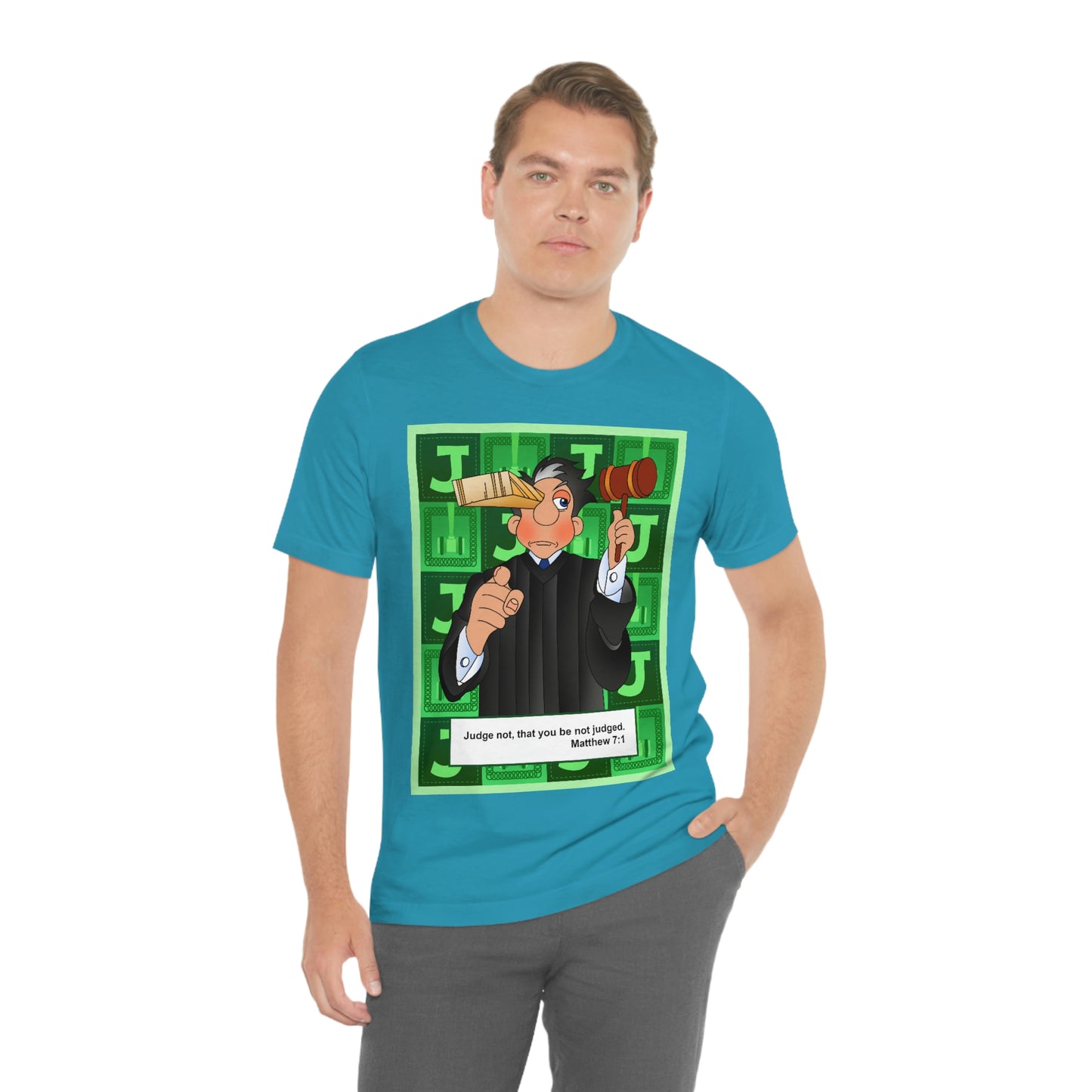 The Bible as Simple as ABC J Unisex Jersey Short Sleeve Tee