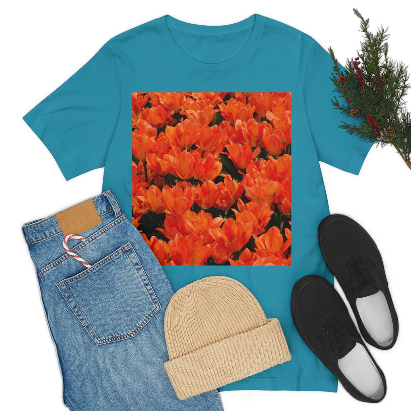 Flowers 03 Unisex Jersey Short Sleeve Tee