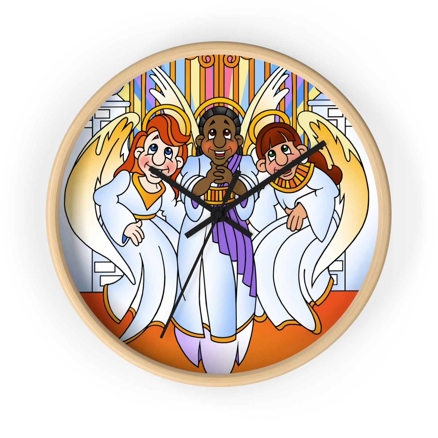 Shirley, Goodness, and Mercy Wall clock