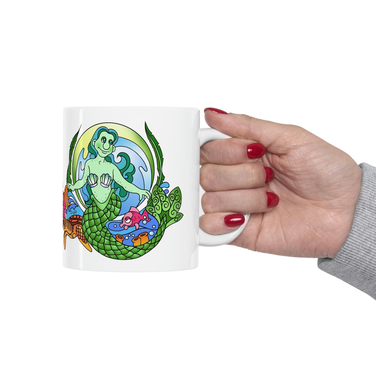 Mermaid!!!! Ceramic Mug 11oz