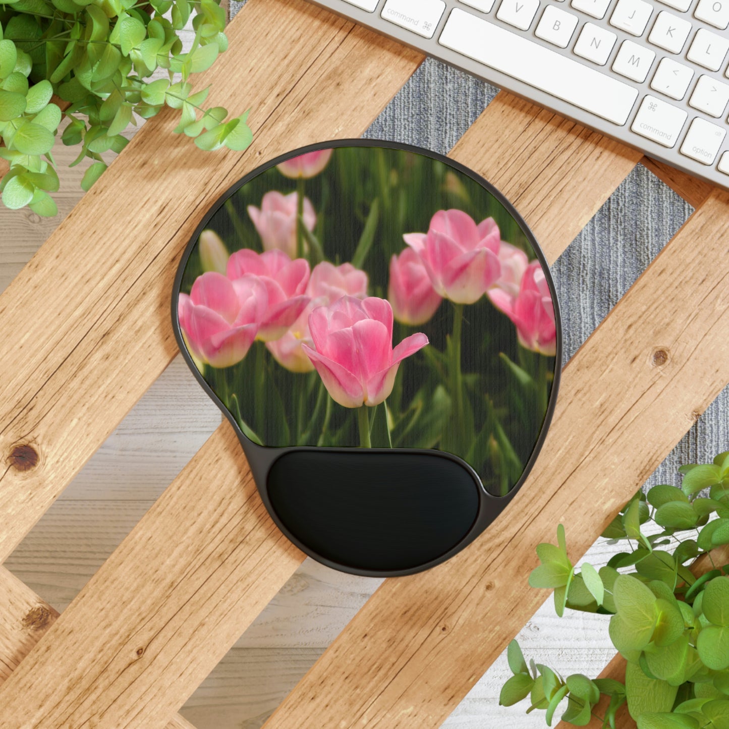 Flowers 17 Mouse Pad With Wrist Rest