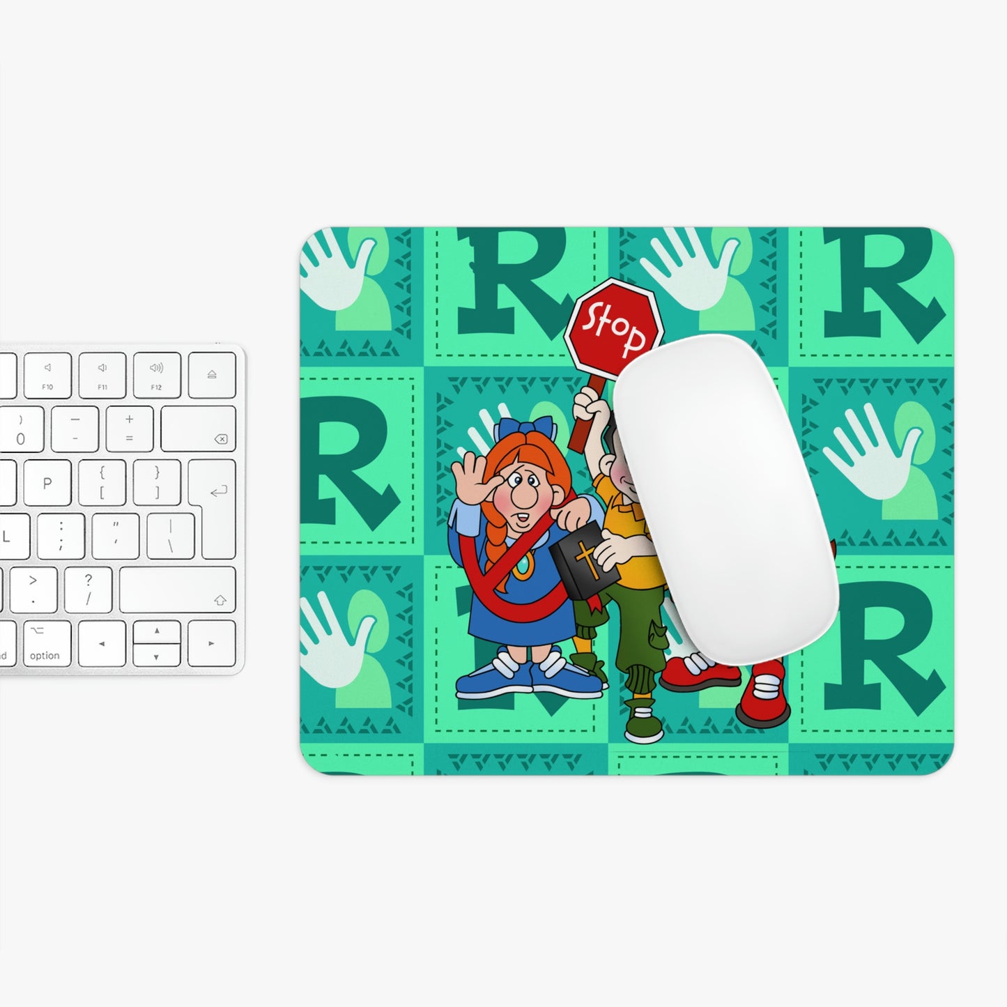 The Bible as Simple as ABC R Rectangle Mouse Pad