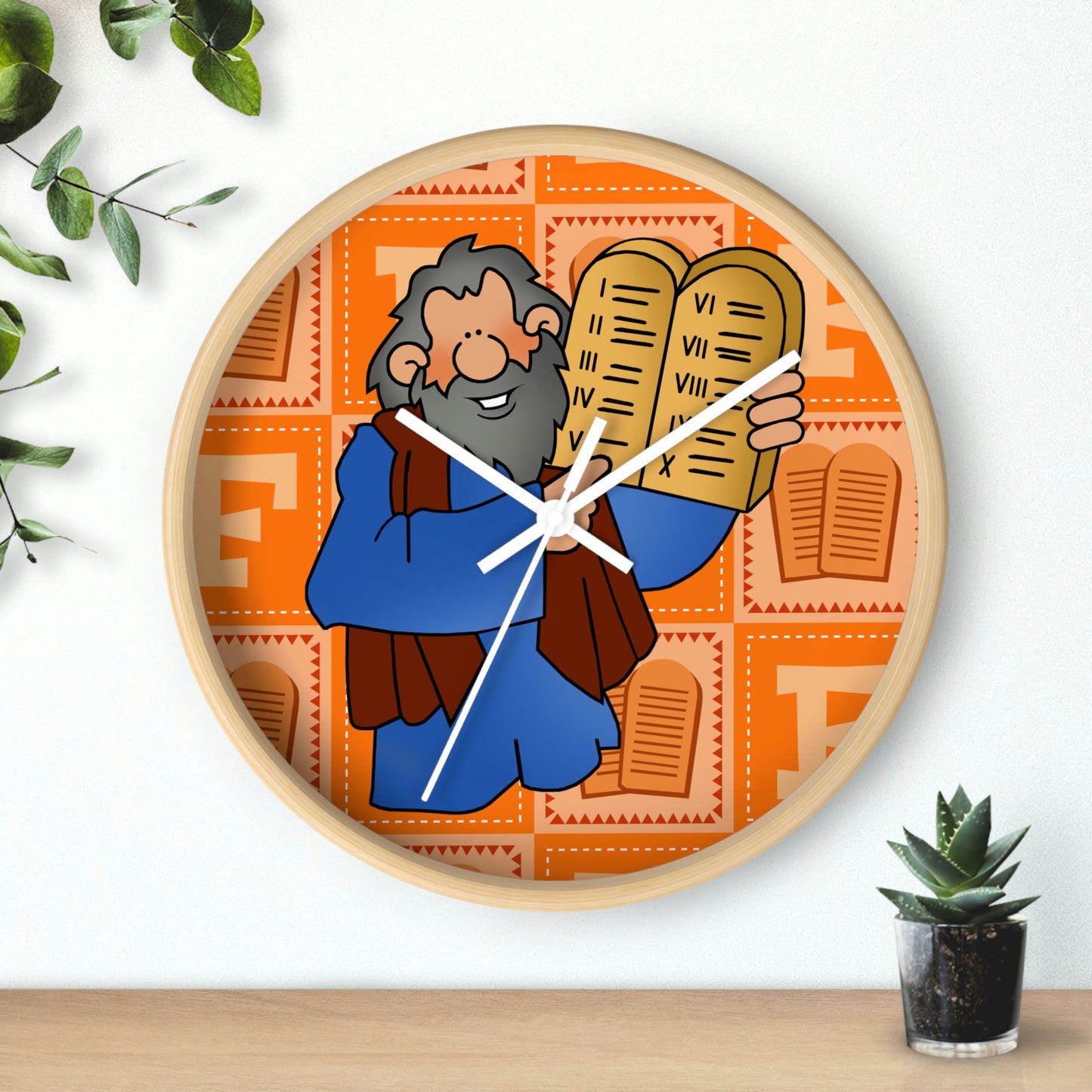 The Bible as Simple as ABC F Wall Clock