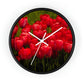 Flowers 21 Wall Clock