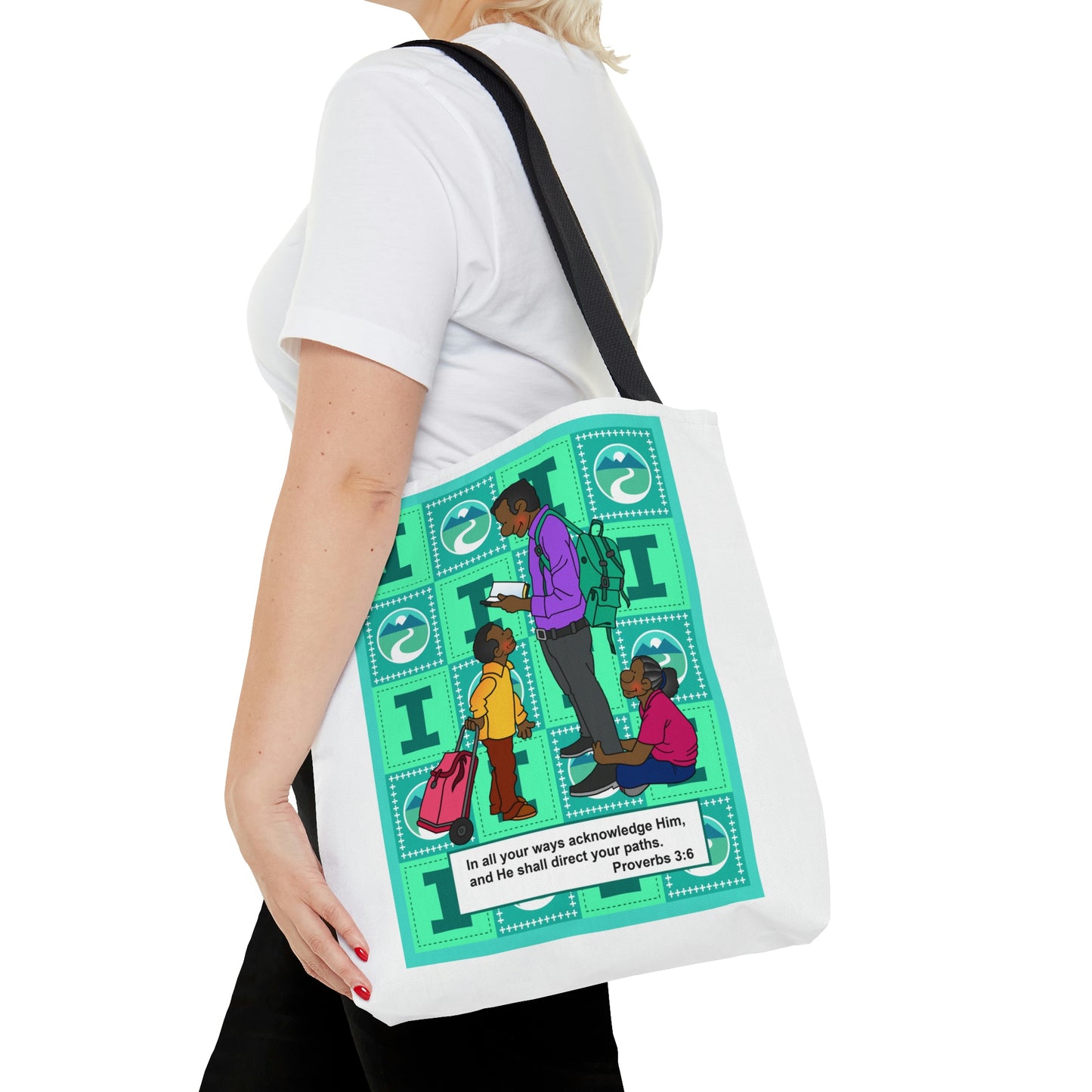 The Bible as Simple as ABC I AOP Tote Bag