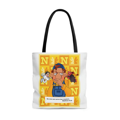 The Bible as Simple as ABC N AOP Tote Bag