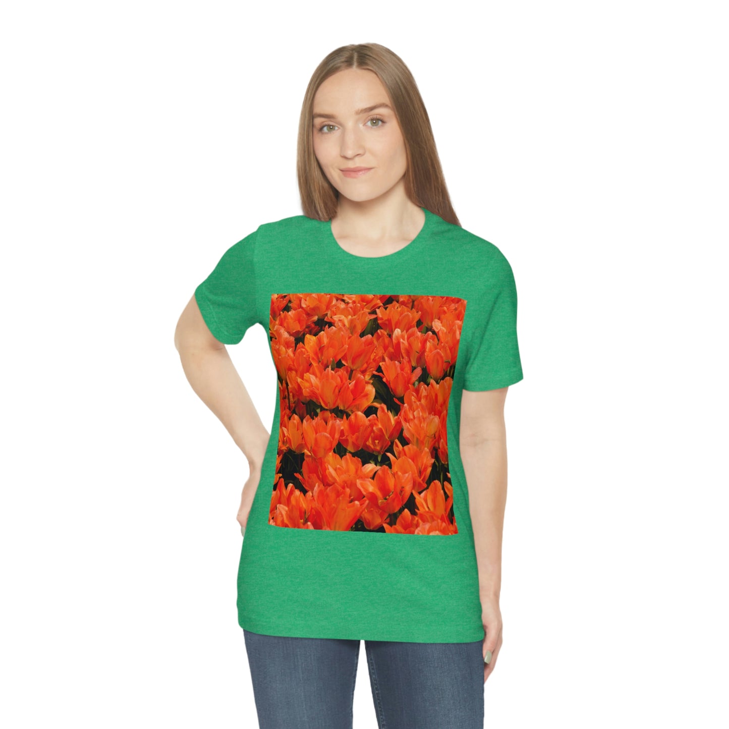 Flowers 03 Unisex Jersey Short Sleeve Tee