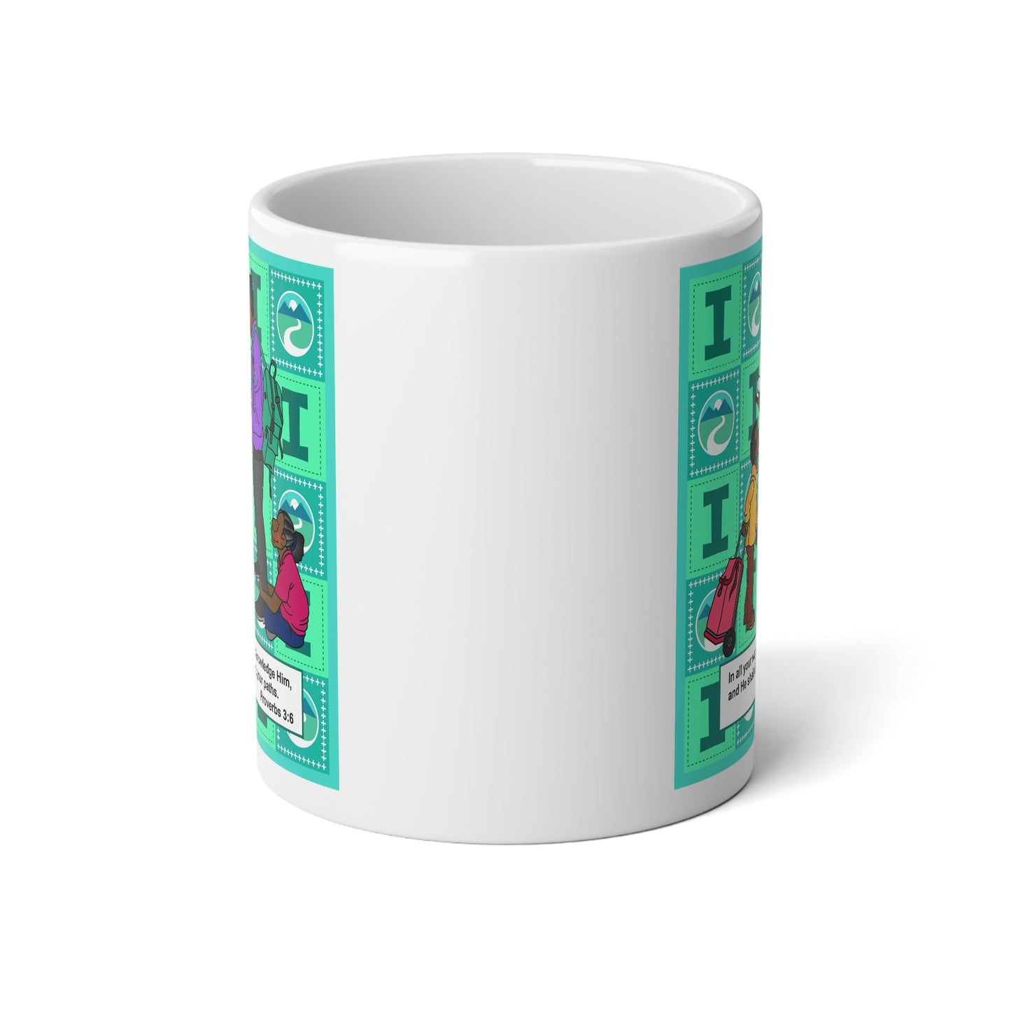 The Bible as Simple as ABC I Jumbo Mug, 20oz