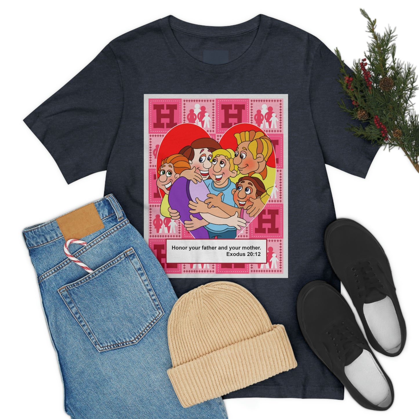 The Bible as Simple as ABC H Unisex Jersey Short Sleeve Tee