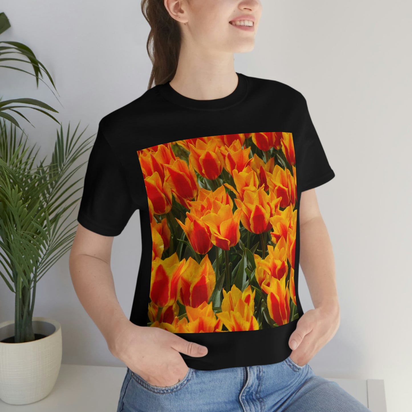 Flowers 18 Unisex Jersey Short Sleeve Tee