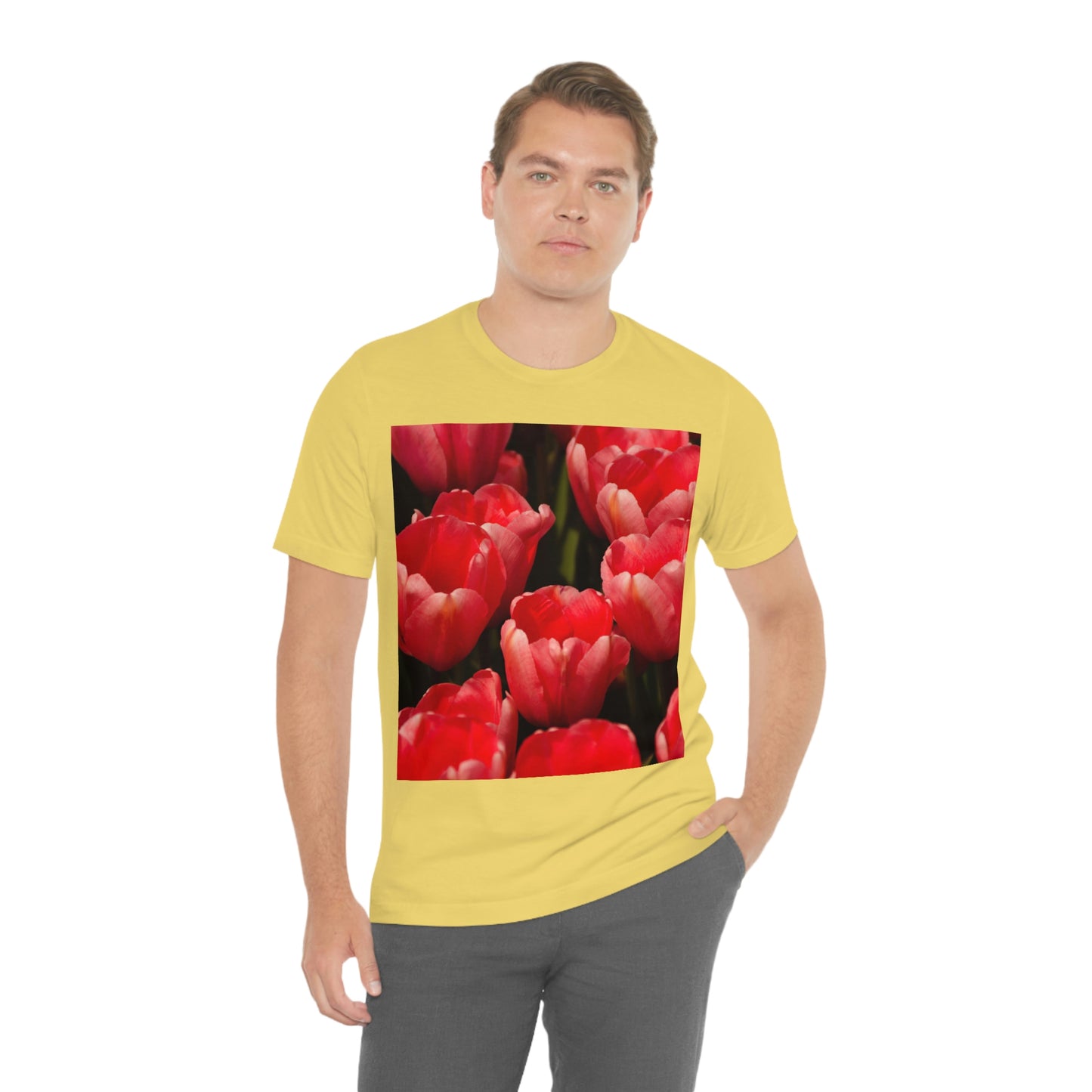 Flowers 09 Unisex Jersey Short Sleeve Tee