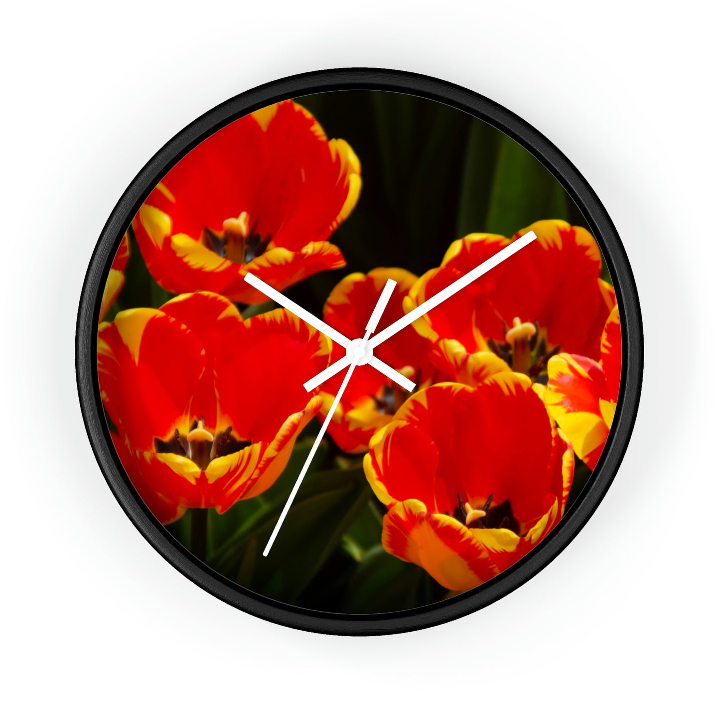 Flowers 19 Wall Clock