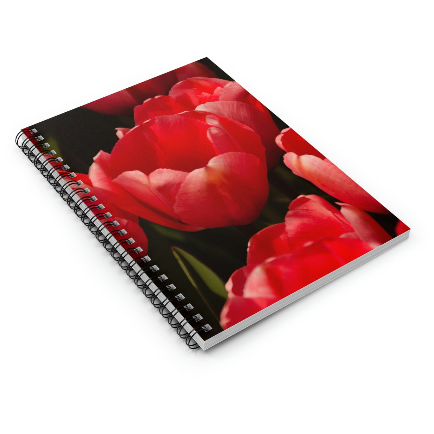 Flowers 09 Spiral Notebook - Ruled Line