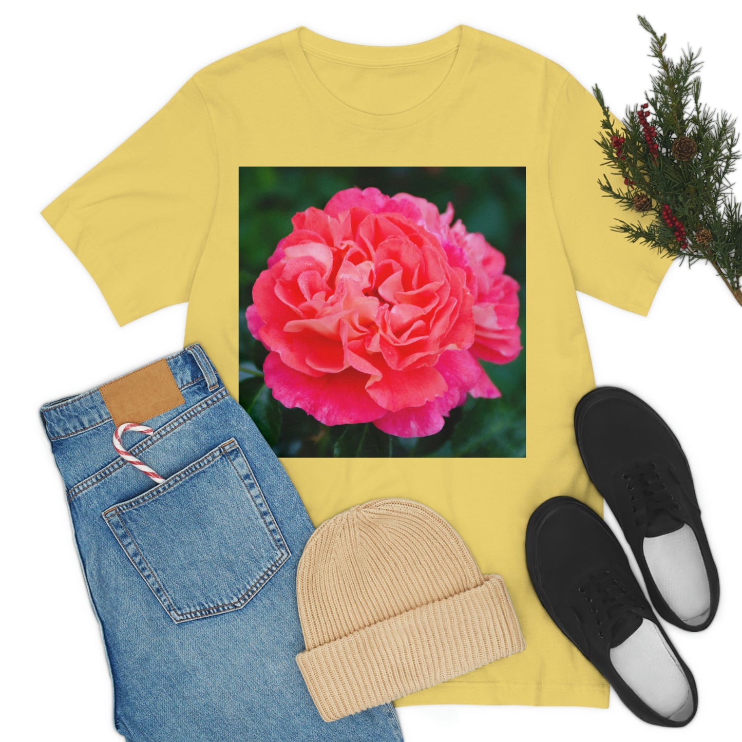 Flowers 08 Unisex Jersey Short Sleeve Tee