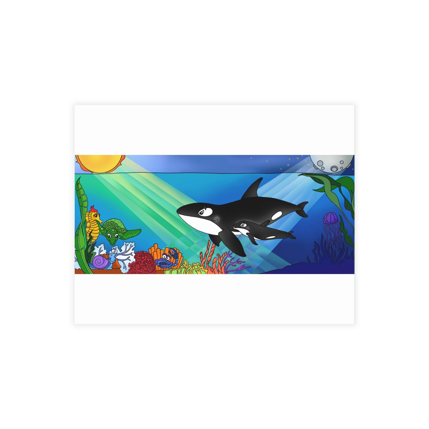 Orcas Greeting Card Bundles (envelopes not included)