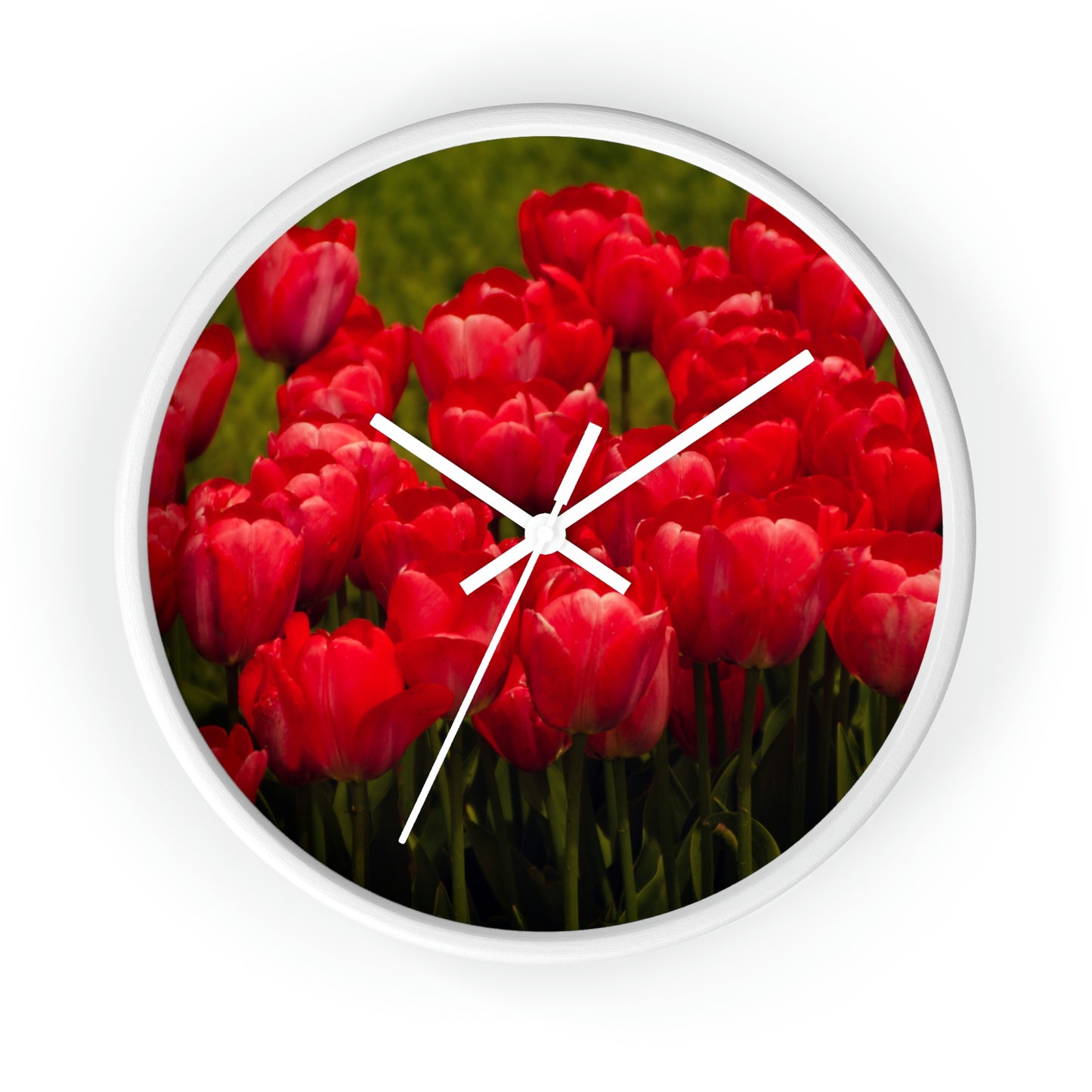 Flowers 21 Wall Clock