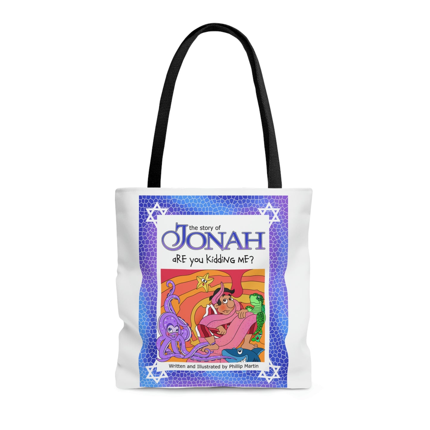 The Story of Jonah AOP Tote Bag