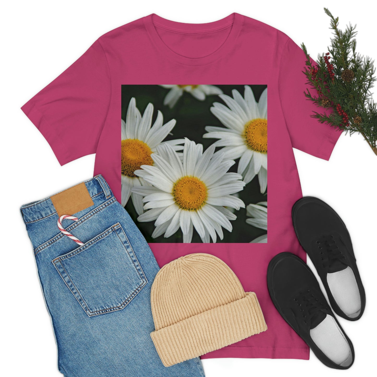 Flowers 01 Unisex Jersey Short Sleeve Tee
