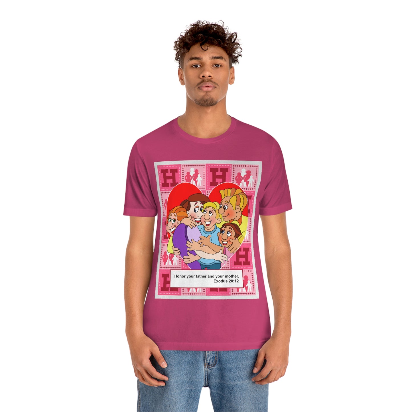 The Bible as Simple as ABC H Unisex Jersey Short Sleeve Tee